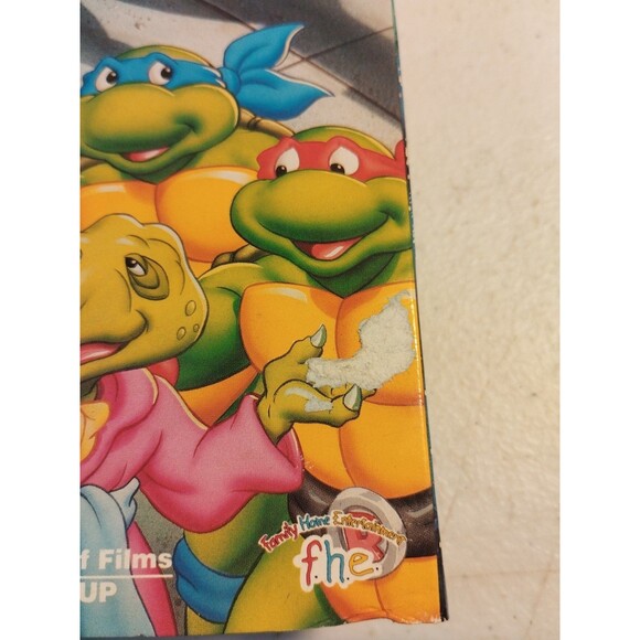 VTG 1993 Teenage Mutant Ninja Turtles TMNT "Out of This World!" VHS Set - RARE - Picture 6 of 7